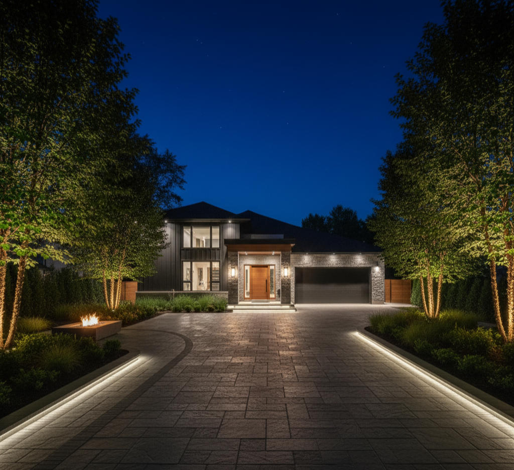 Grand Estate Driveway