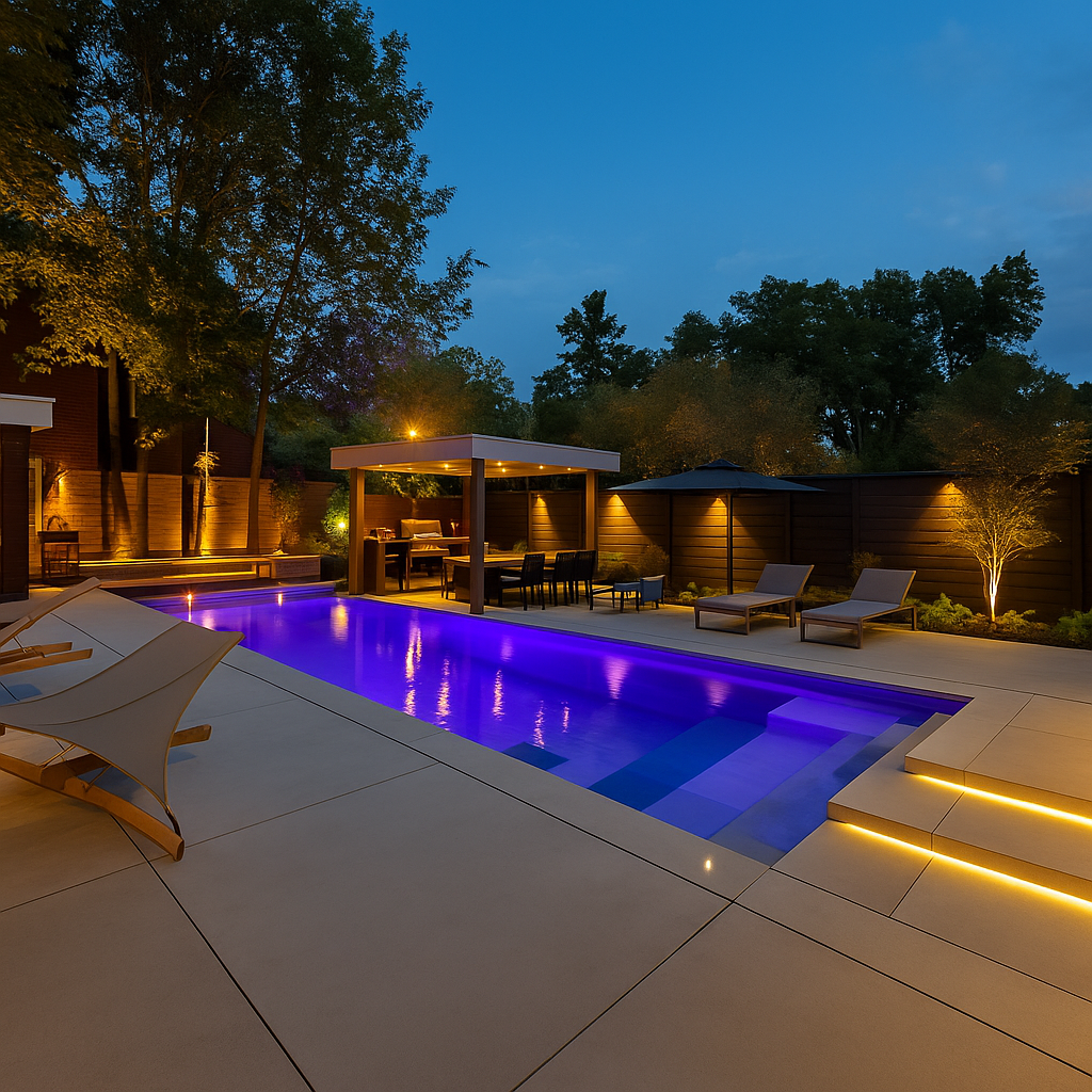 Linear Pool Lighting